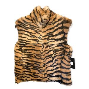 ❤️SOLD❤️Adrienne Landau Real Fur Vest